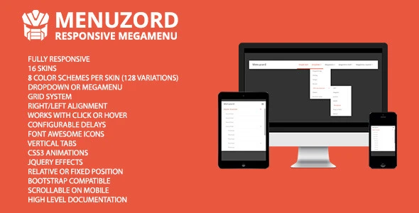 Menuzord – Responsive Megamenu