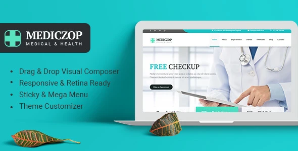 Mediczop – Responsive WordPress Theme